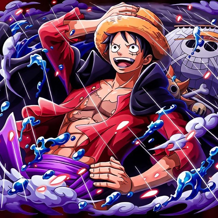 Đưa Luffy vào màn hình của bạn với ảnh nền Luffy, nơi anh thể hiện vẻ mặt quyết tâm và phong cách chiến đấu đặc trưng.